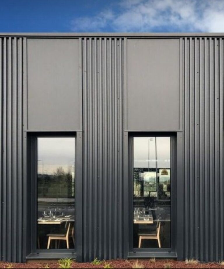 4 - Commercial New Build - Exterior Metal Siding 1